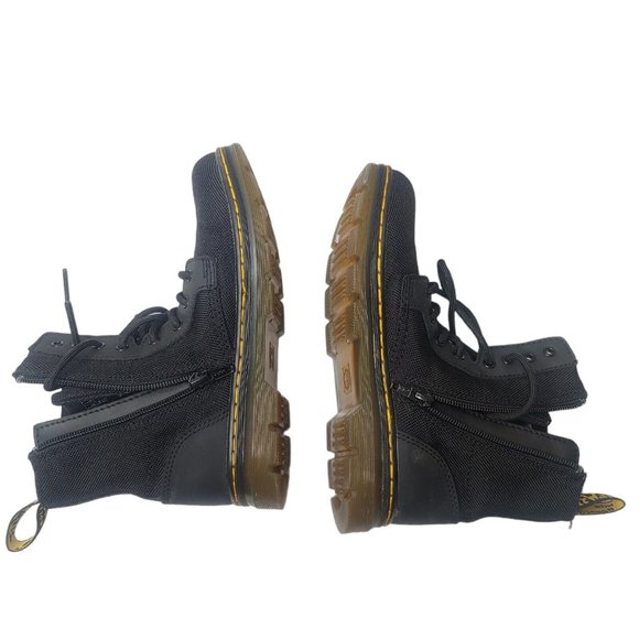Dr Martens AirWair Combs Juinior Youth Size US 3 UK 2 EU34 Boots Black Canvas - Picture 3 of 16